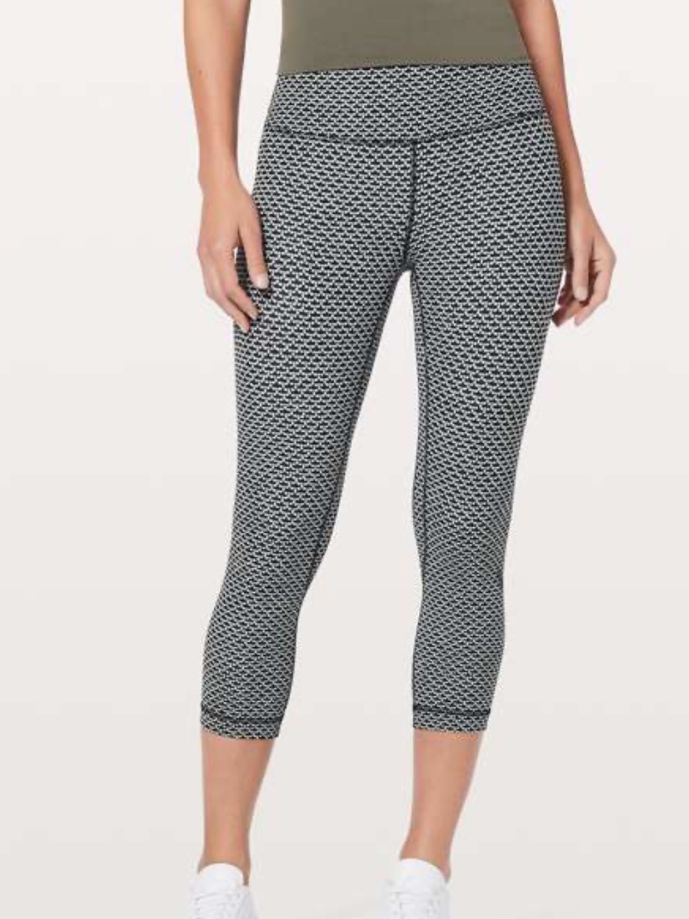 lululemon athletica Black & White Printed Leggings